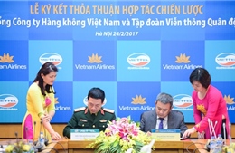 Vietnam Airlines hợp tác chiến lược với Viettel
